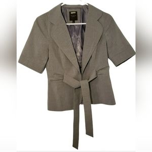 ❤️ THE LIMITED COLLECTION WOMEN'S BLAZER SHORT SLEEVED SIZE SMALL GRAY ❤️